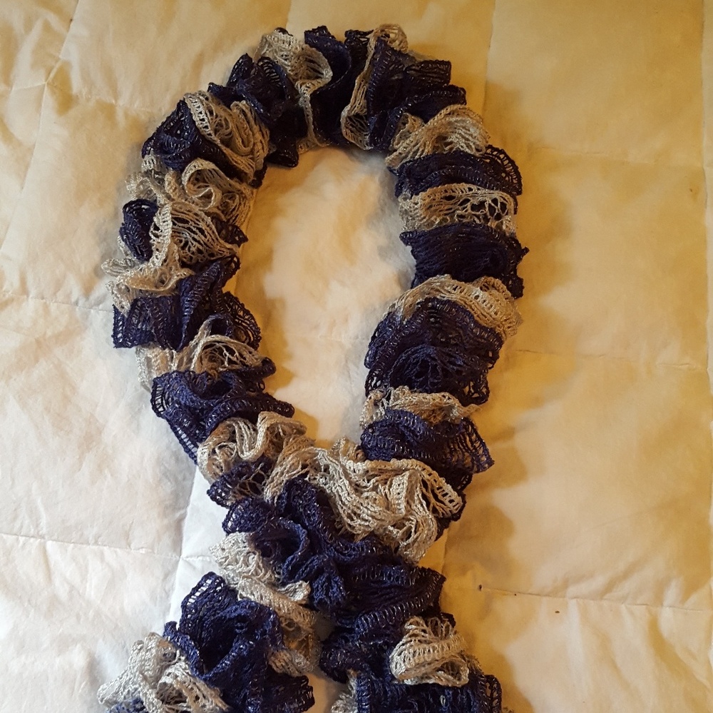 Hand made ruffle scarf